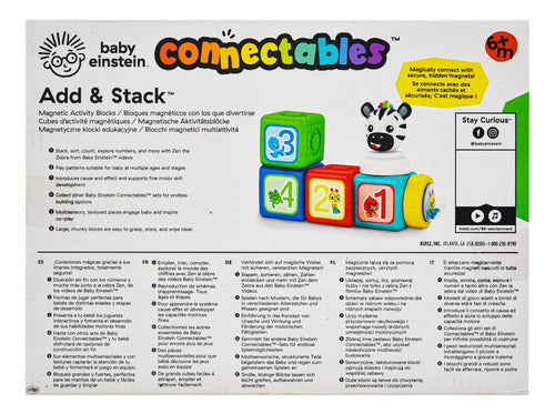 Cubos Magnéticos Connectables Add And Stack Baby Einstein