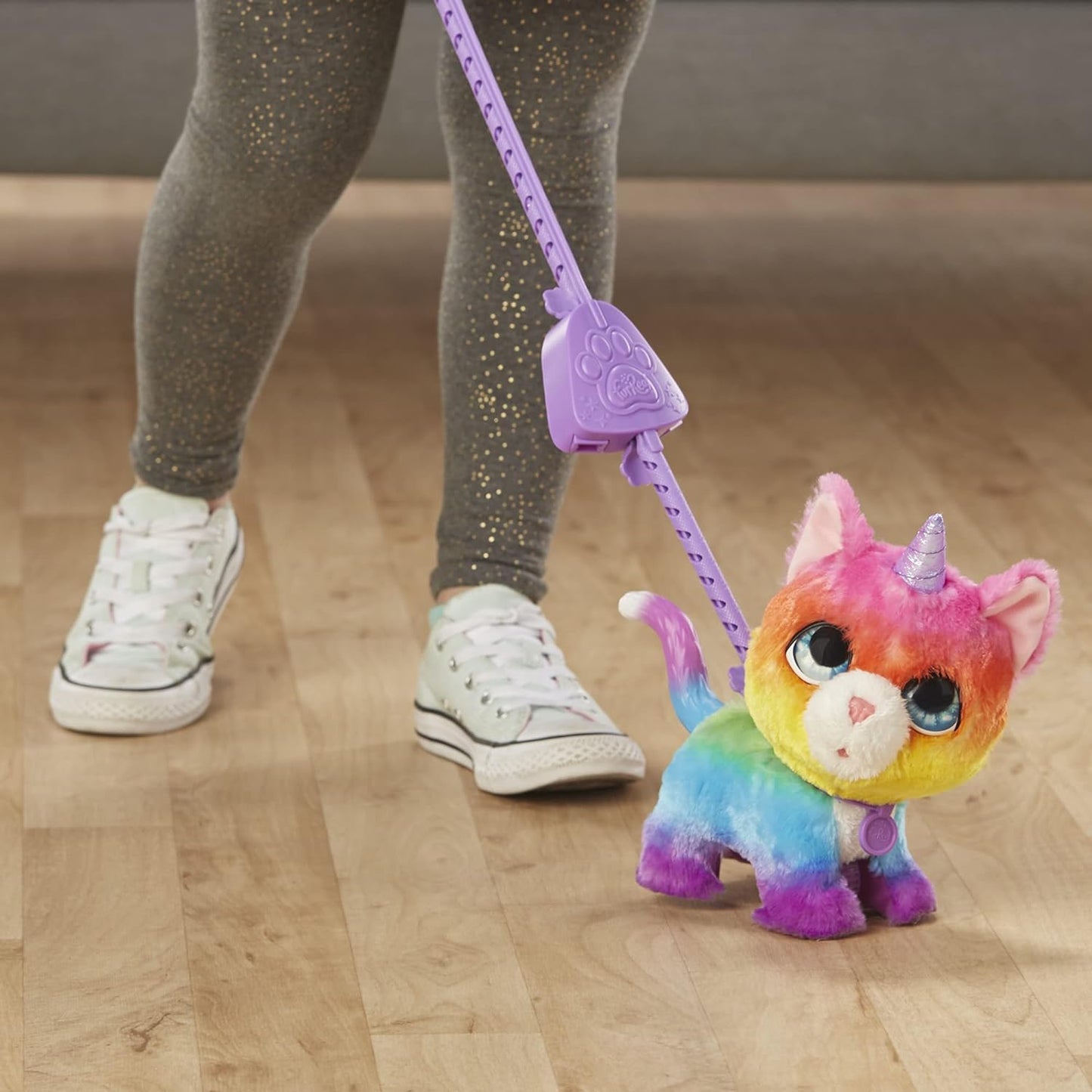 Furreal Walkalots Panda Arcoiris Mascota