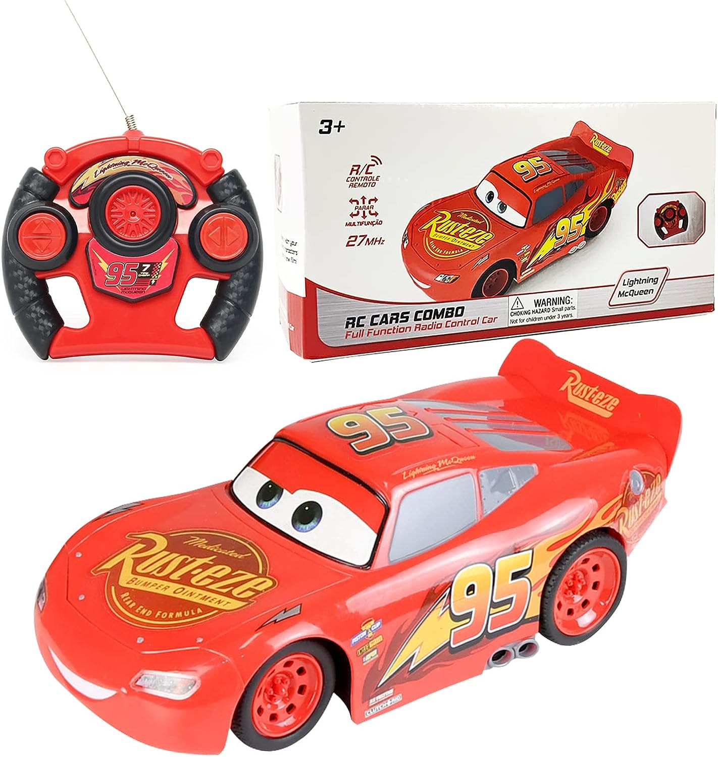 Cars Motor Carro Control Remoto Rayo Mcqueen Carro Control Remoto